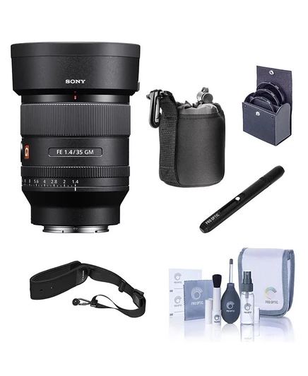 Объектив Sony FE 35 мм f/1.4 GM, с 67 мм фильтром, черный