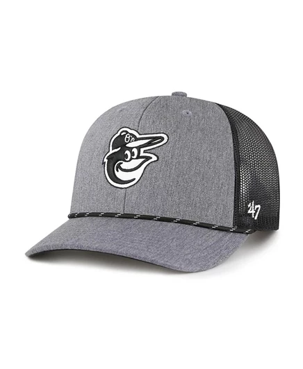 Мужская бейсболка '47 Brand Baltimore Orioles, антрацитовая