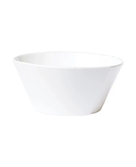 Большая сервировочная миска VIETRI Melamine Lastra, белая, 10,5 дюймов