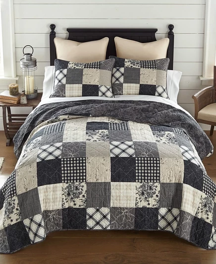Комплект стеганых одеял Donna Sharp Augusta Rustic из 3 предметов, Queen