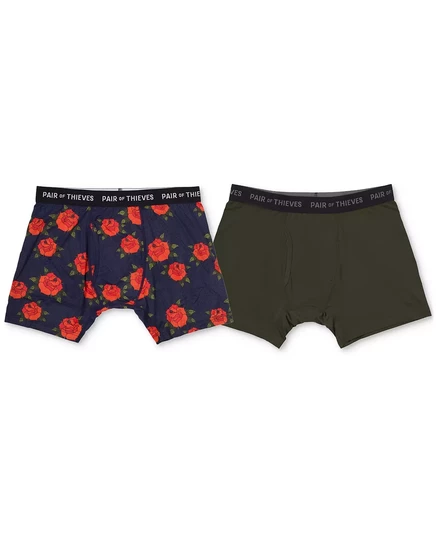   Мужские трусы-боксеры SuperFit из дышащей сетки, 2 упаковки  navy blue assorted