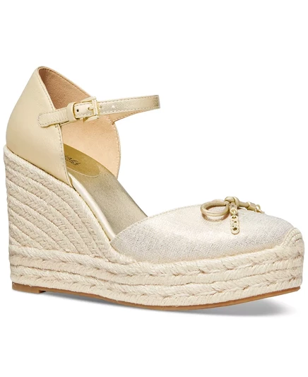 Женские туфли-лодочки Michael Kors MICHAEL из эспадрильи Nori на танкетке pale gold