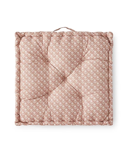 Подушка напольная Peri Home Vine Floral 61×61 см, розовая