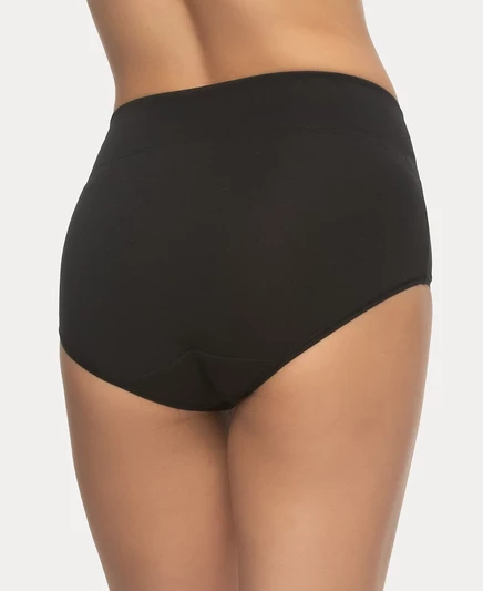 Женские короткие трусики Felina из хлопка Pima Control, состоящие из 3 упаковок black