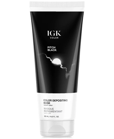 Тонирующая маска-блеск IGK Hair, питч блэк