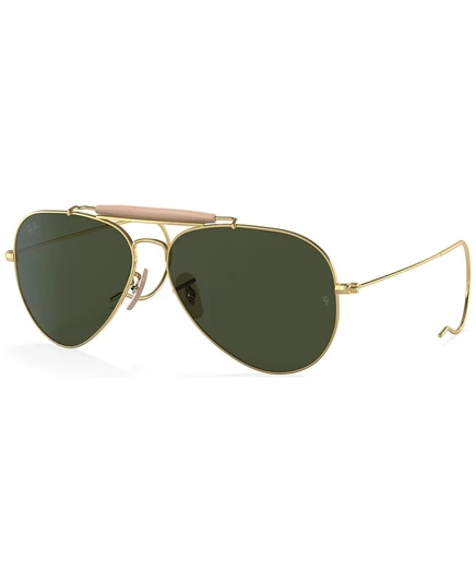 Унисекс солнцезащитные очки Ray-Ban RB303058-X, золото