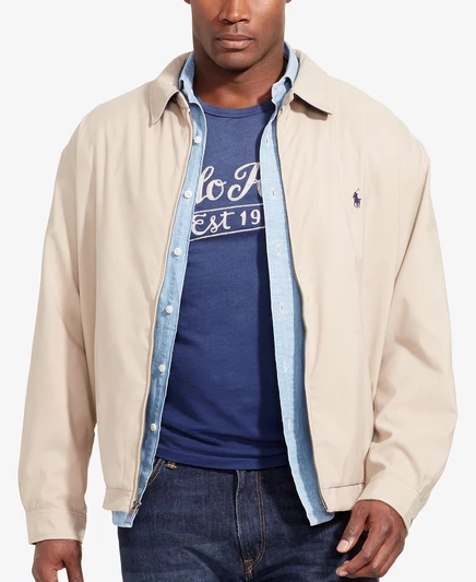 Мужская ветровка Polo Ralph Lauren легкая, хаки