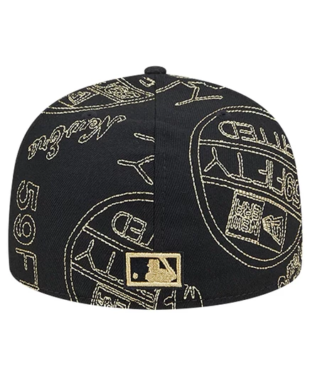 Мужская кепка New Era 59FIFTY Montreal Expos, черная