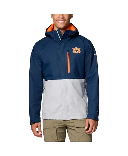 Мужская куртка Columbia Auburn Tigers Omni-Tech на молнии, синяя