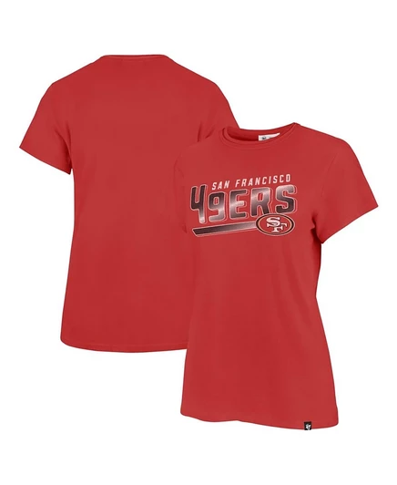 Женская футболка 47 Brand Pep Up Frankie 49ers, красная