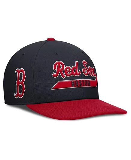 Мужская бейсболка Nike темно-синего/красного цвета Boston Red Sox Pro Performance Snapback