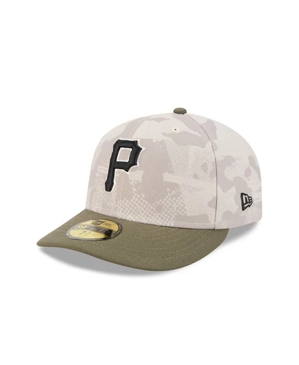 Мужская кепка New Era 59FIFTY Pirates, бежево-оливковая