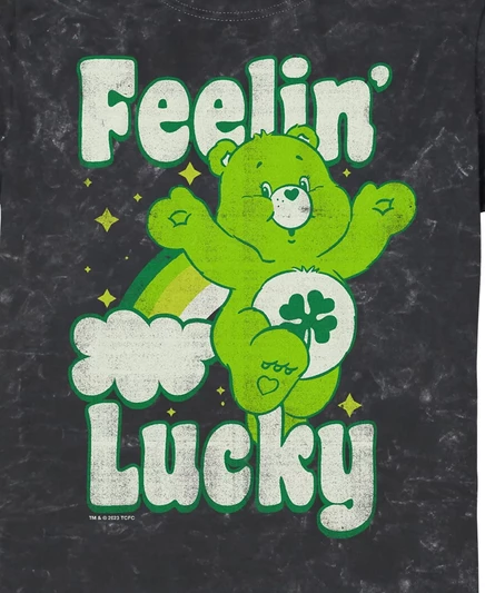Мужская счастливая футболка Care Bears с коротким рукавом black