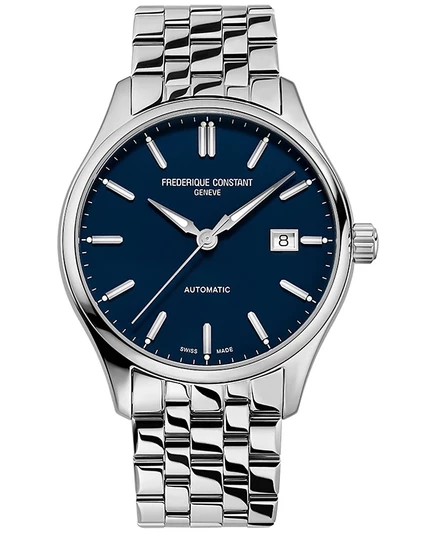 Мужские автоматические часы Frederique Constant 40 мм, серебристые