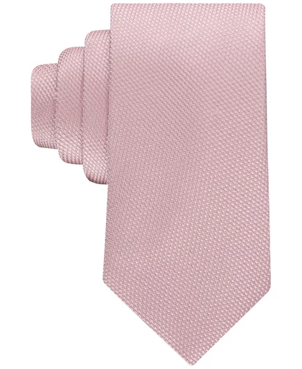  Мужской однотонный галстук Coventry с фактурой pink