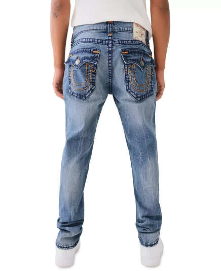  Мужские узкие джинсы Rocco Super T с клапаном calico medium wash