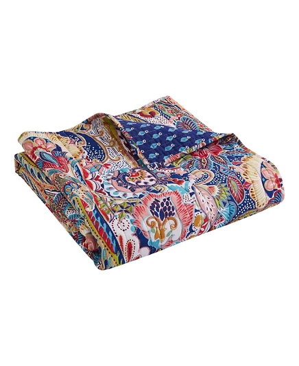 Стеганое покрывало Levtex Nanette 127×152 см, синее