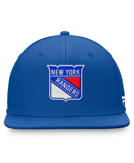 Fanatics Мужская кепка с основным логотипом Royal New York Rangers royal