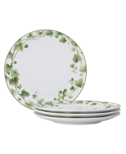 Набор салатных тарелок noritake ivy whisper 4 шт., зеленые
