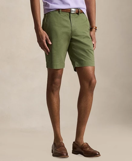 Мужские шорты Polo Ralph Lauren Slim Stretch 24 см, зеленые