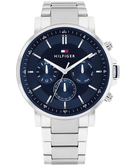 Мужские часы Tommy Hilfiger 43 мм, мультифункц., синий