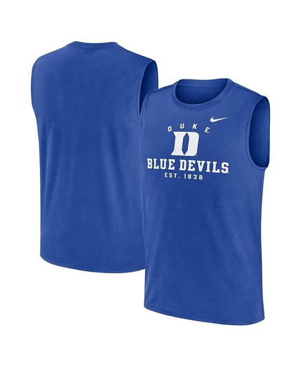 Мужская майка Nike Duke Blue Devils Primetime, синяя