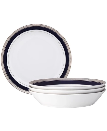Набор из 4 мисок Noritake Crestwood 24,8 см, синий