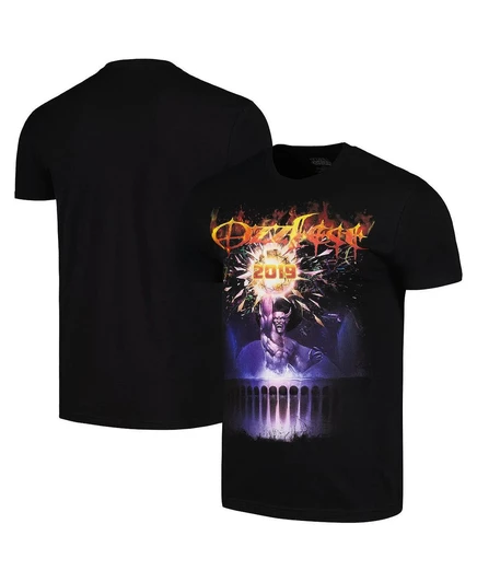 Мужская черная футболка Ozzy Osbourne Ozzfest NYE 2019 black