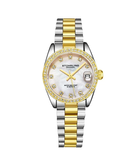 Женские часы Stuhrling Lineage 3936.1 31 мм, сталь, белый