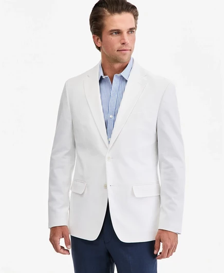 Мужской льняной пиджак Tommy Hilfiger Modern-Fit, белый