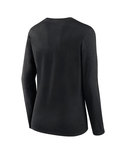 Женская футболка с длинным рукавом Fanatics Black Carolina Panthers Plus Size Foiled Play от Fanatics Black Carolina Panthers black