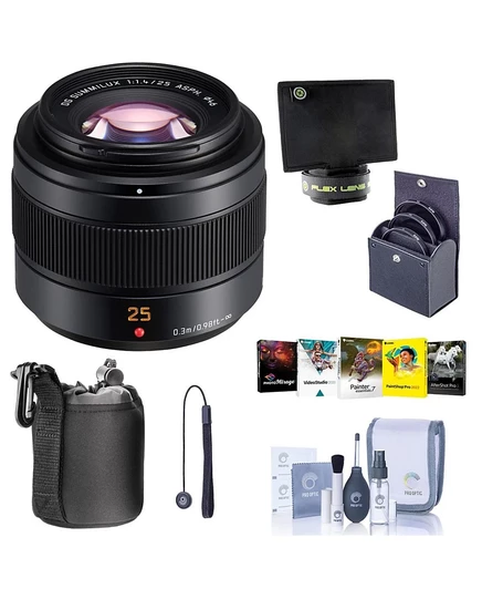 Объектив Panasonic Leica DG Summilux 25 мм F1.4 MFT, черный