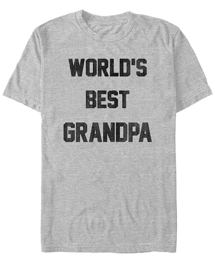 Мужская футболка Fifth Sun «World's Best Grandpa», серая