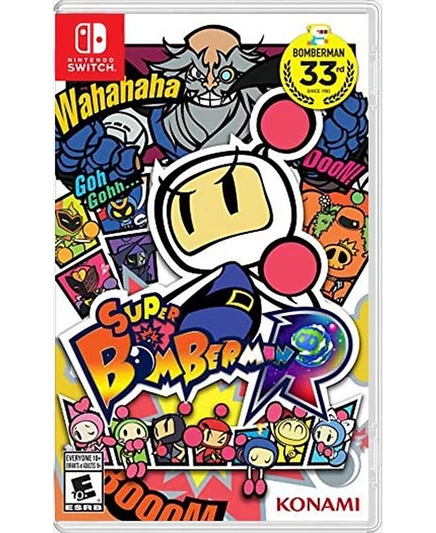 Игра Nintendo Super Bomberman R для Switch, белая