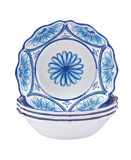 Набор из 4 мисок Certified International Veranda 8,5″, синий