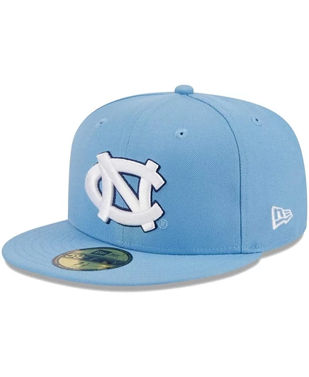 Мужская кепка New Era 59FIFTY North Carolina Tar Heels, светло-голубая