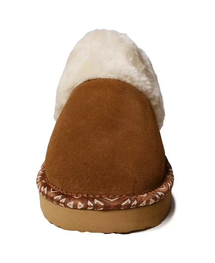 Женские плюшевые тапочки Minnetonka вишневого цвета tan