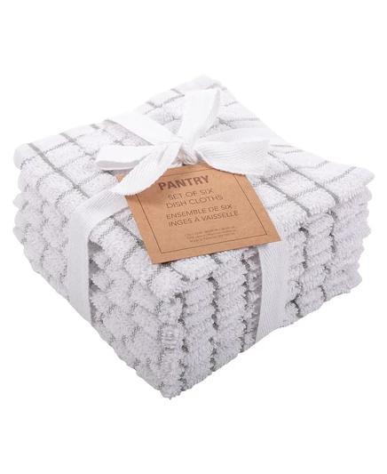 Набор кухонных полотенец KAF Home 6 шт., серые