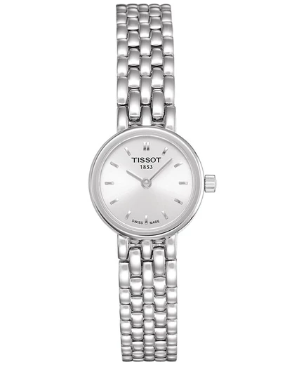 Женские часы tissot t-lady lovely 19.5 мм, сталь, серебристые