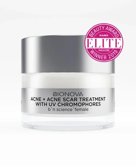 Bionova Acne + Лечение шрамов от угревой сыпи с помощью УФ-хромофоров без окрашивания