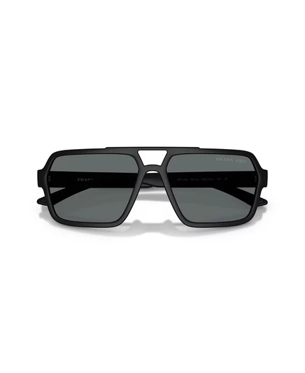 Мужские поляризованные солнцезащитные очки Prada Linea Rossa, PS A06S black rubbero