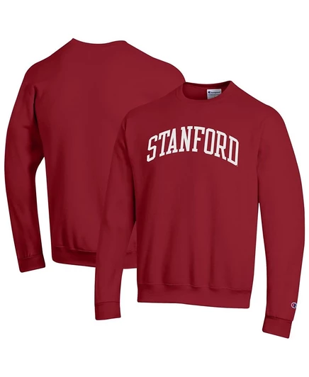 Мужская толстовка Champion Stanford Cardinal с принтом, красная