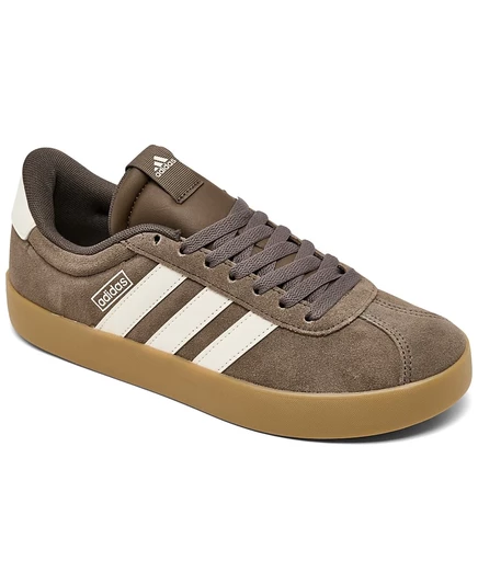 женские повседневные кроссовки adidas VL Court 3.0 от Finish Line коричневого цвета