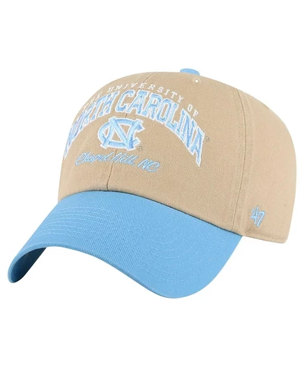 Мужская кепка 47 brand north carolina tar heels, хаки