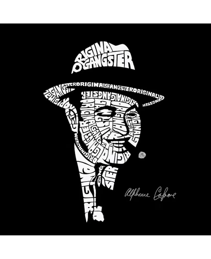 Мужской лонгслив LA Pop Art Al Capone, черный