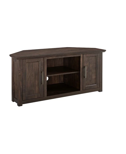Тумба под ТВ Crosley Camden 48″ угловая, коричневая