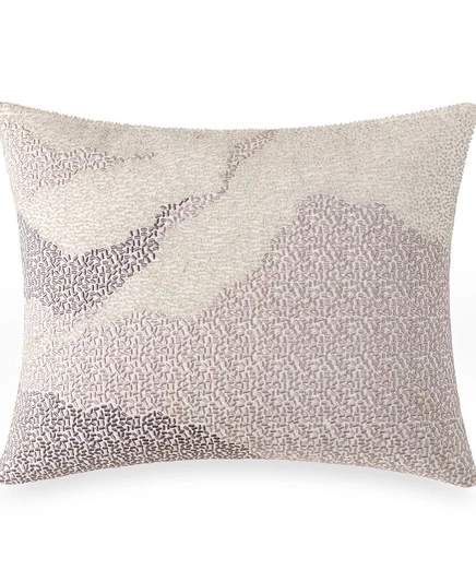 Подушка Donna Karan Beaded Cloud 40×50 см, серебристая