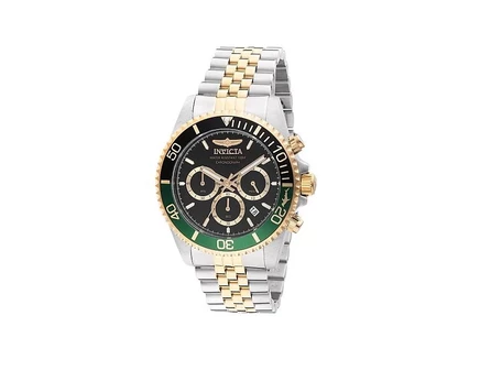 Мужские кварцевые часы Invicta 48116 Pro Diver с хронографом и черным циферблатом gold