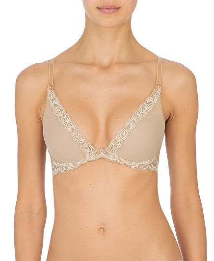Бюстгальтер для кормления Natori Feathers, кофейный