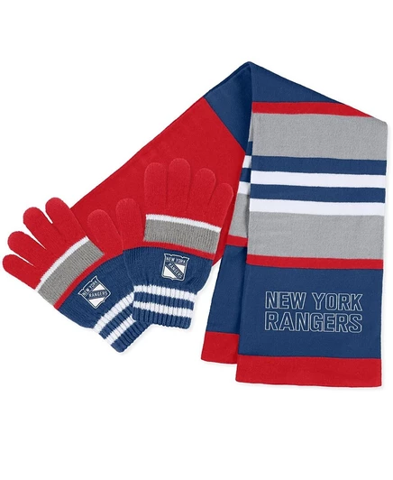 Женский комплект WEAR Rangers шарф и перчатки, полосатый
